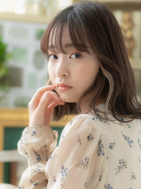 大人美人小顔フレンチカジュアル20代30代