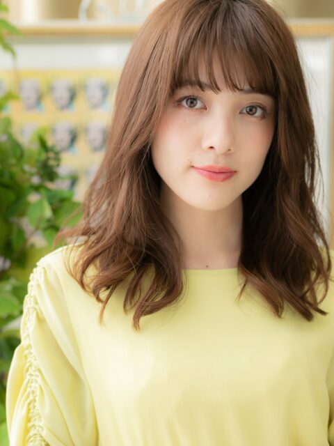 大人可愛いデジタルパーマナチュラルくせ毛風20代30代