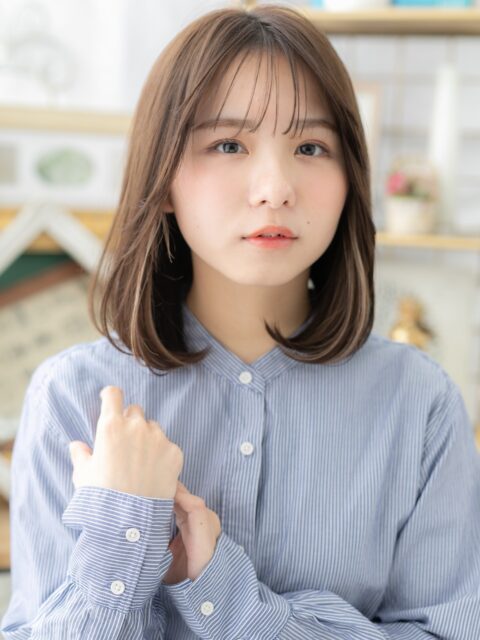 大人可愛い艶感インナカラーショート20代30代